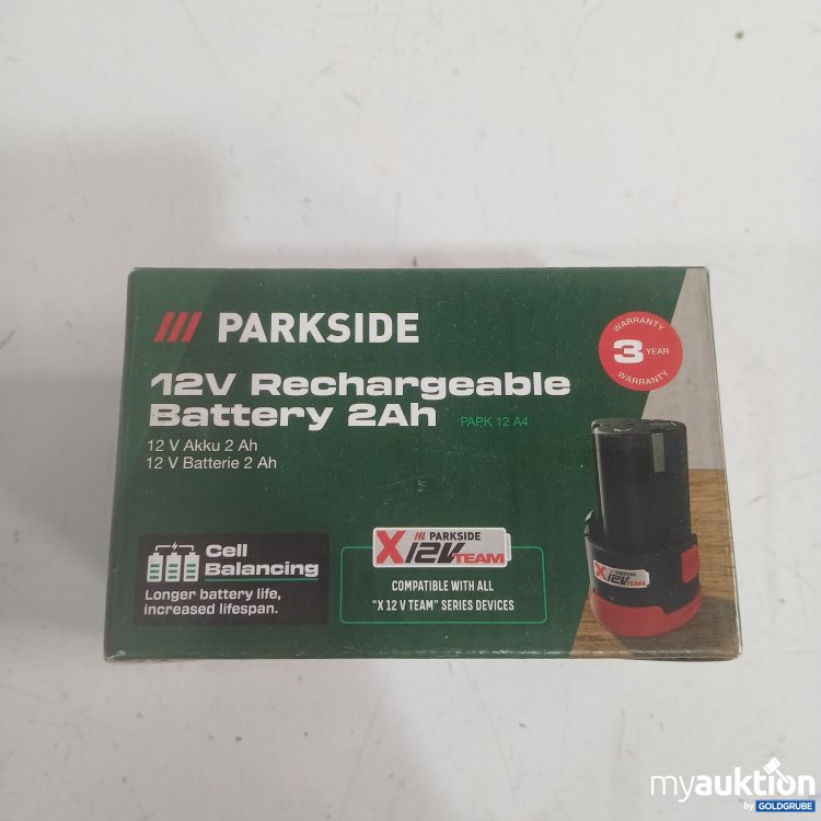 Artikel Nr. 468839 Artikel Nr. 468839: PARKSIDE 12V Rechargeable Battery 2Ah PAPK12A4