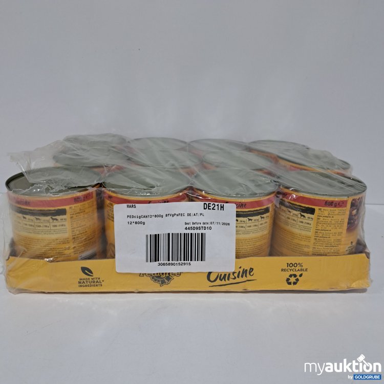 Artikel Nr. 808839: Pedigree Hundefutter Rind 12x800g