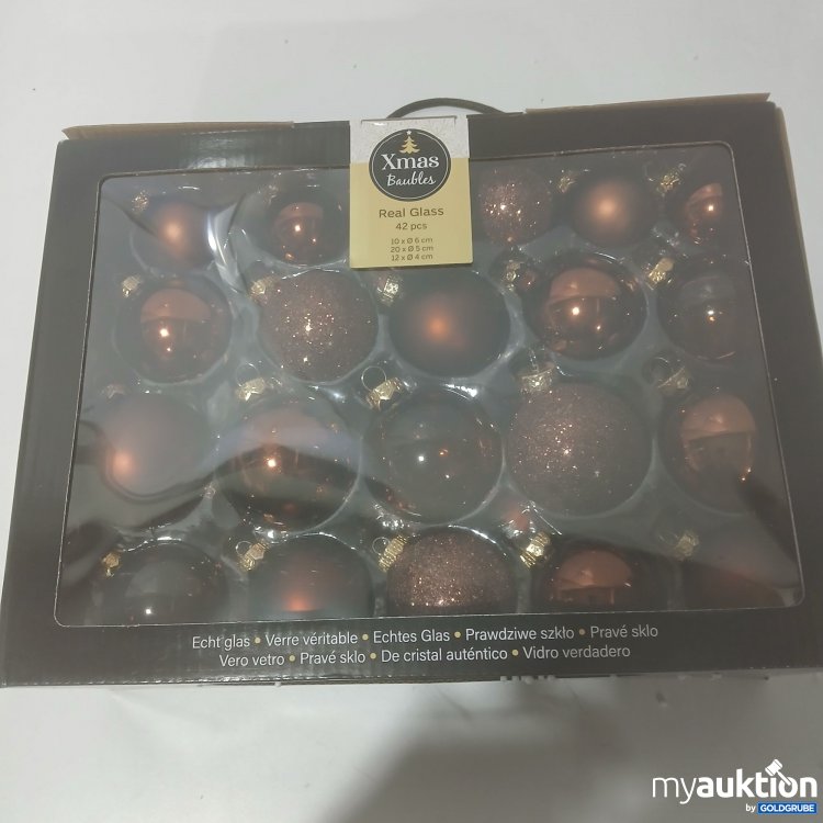 Artikel Nr. 911839 Artikel Nr. 911839: Weihnachtskugeln Gold-braun