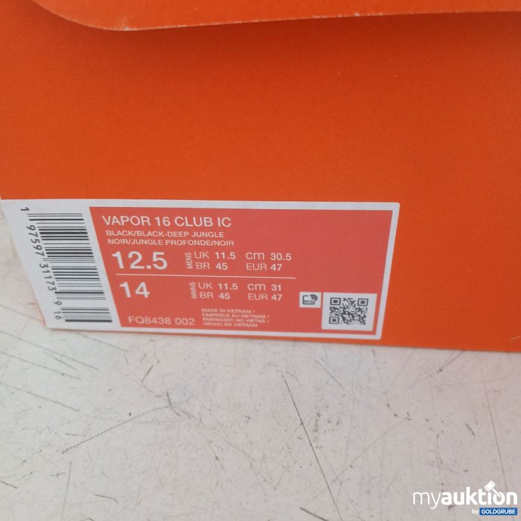 Artikel Nr. 954839: Nike Vapor 16 Club IC  Schwarz