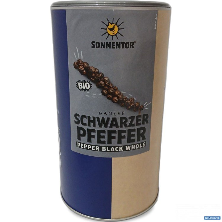 Artikel Nr. 958839: Sonnentor schwarzer Pfeffer ganze Körner 550g