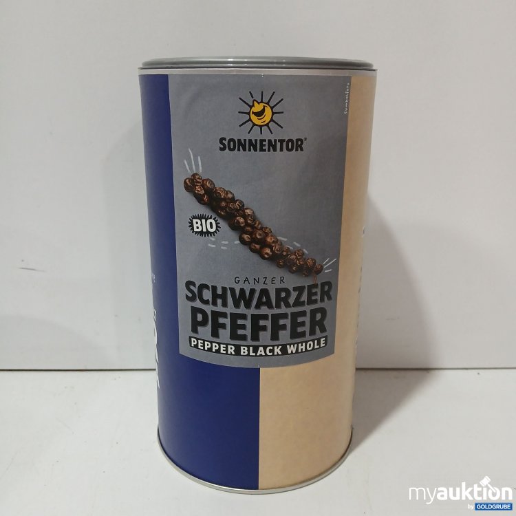 Artikel Nr. 958839: Sonnentor schwarzer Pfeffer ganze Körner 550g