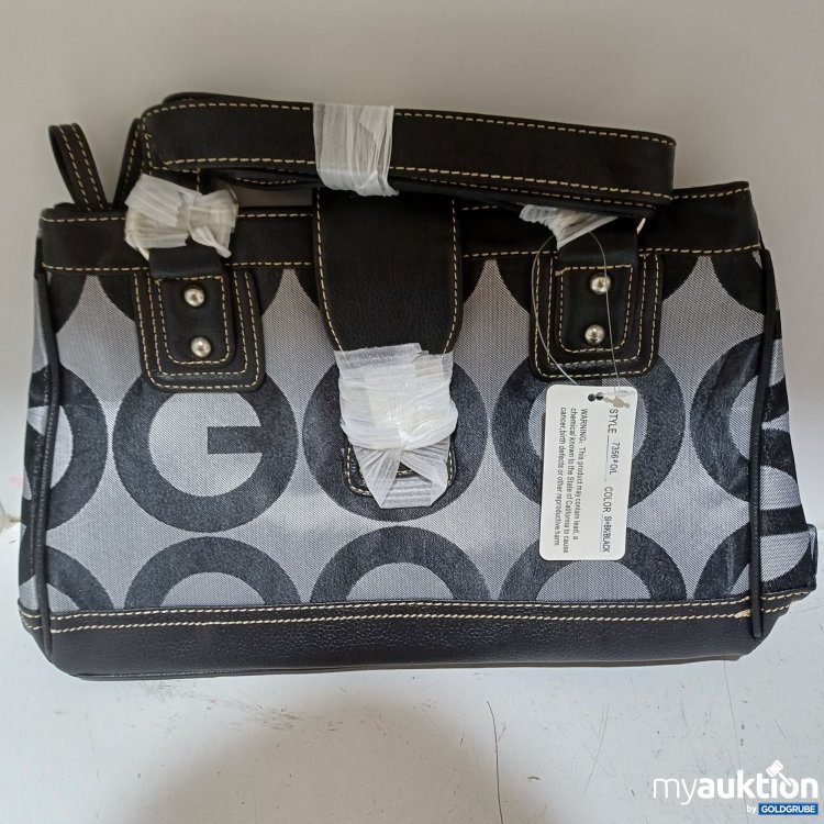 Artikel Nr. 986839 Artikel Nr. 986839: Handtasche mit Grau/Schwarz Muster, ca.36x20cm