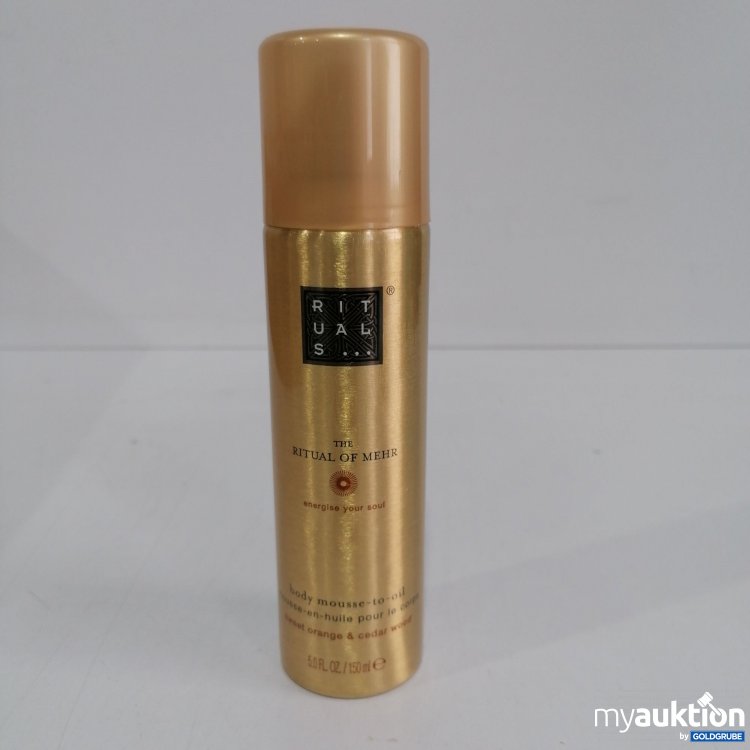 Artikel Nr. 399840 Artikel Nr. 399840: Rituals the Ritual of Mehr Body Mousse to Oil150ml