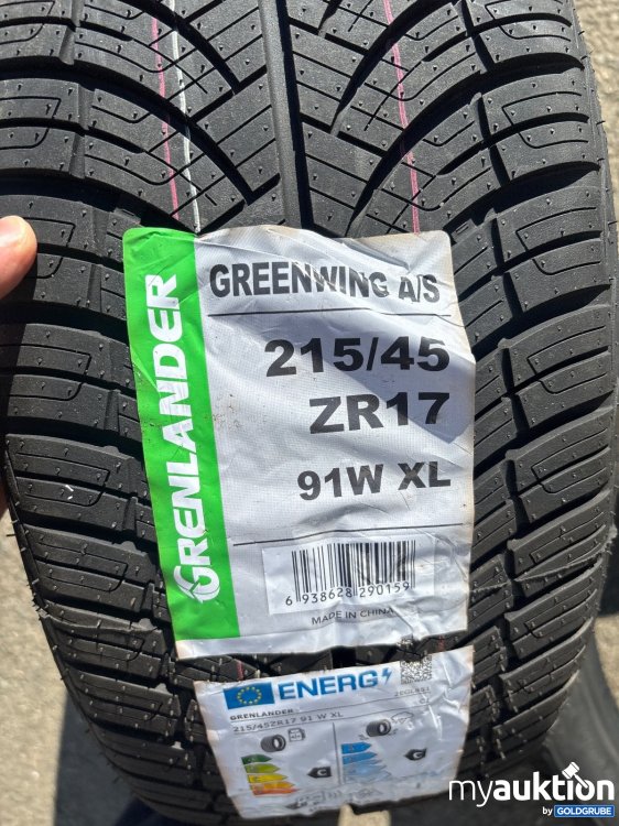 Artikel Nr. 445840 Artikel Nr. 445840: Greenlander Ganzjahresreifen 215/45 ZR17 91W XL