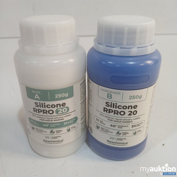 Artikel Nr. 464840 Artikel Nr. 464840: Reschimica 2 Stk. Silicone RPRO 20 Base A und Härter B 250 g