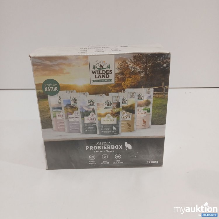 Artikel Nr. 866840: Wildes Land Katzenfutter 8x100g