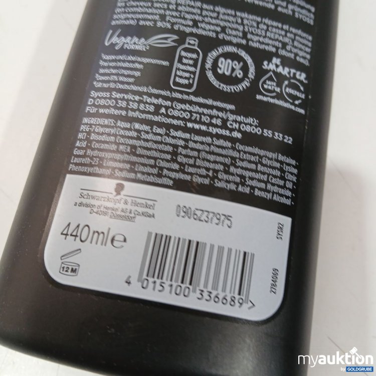 Artikel Nr. 918840 Artikel Nr. 918840: Syoss Repair Shampoo 3x440 ml