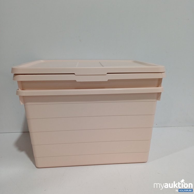 Artikel Nr. 960840: Ikea Sockerbit Boxen rosa 604.446.88 38x51x30cm mit Deckel 