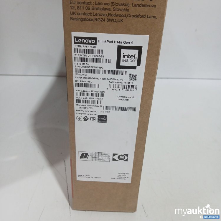 Artikel Nr. 998840 Artikel Nr. 998840: Lenovo ThinkPad P14s Gen4