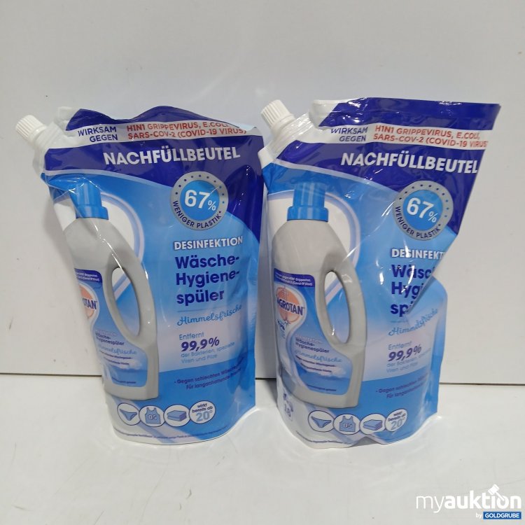 Artikel Nr. 470841: 2 Stk Nachfüllbeutel Desinfektion Wäsche-Hygienespüler