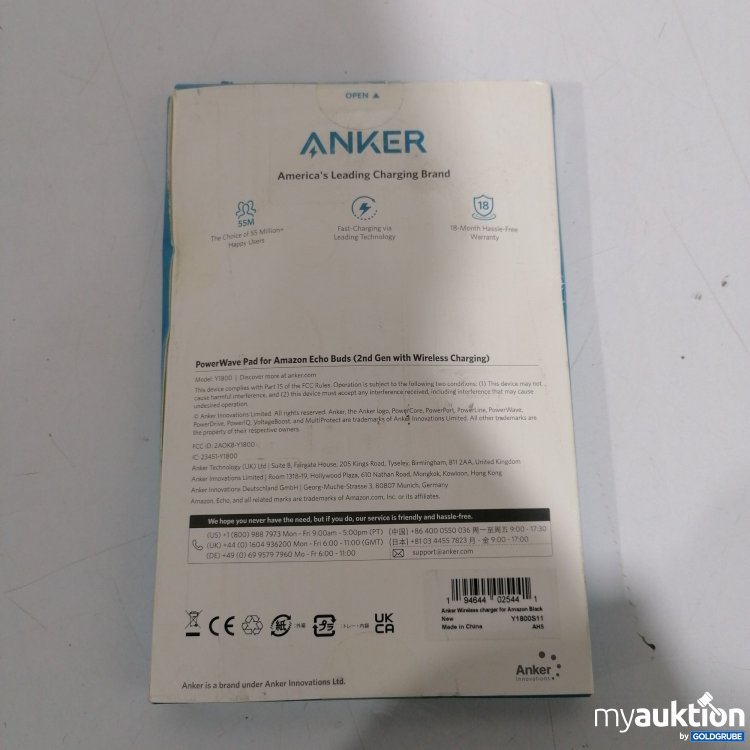 Artikel Nr. 881841: Anker PowerWave Wireless Charging Model:Y1800