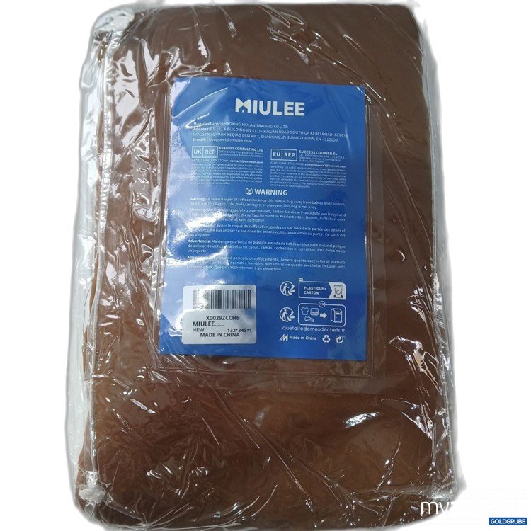 Artikel Nr. 929841 Artikel Nr. 929841: MIULEE Ring-Vorhang in Braun, ca 132×245cm