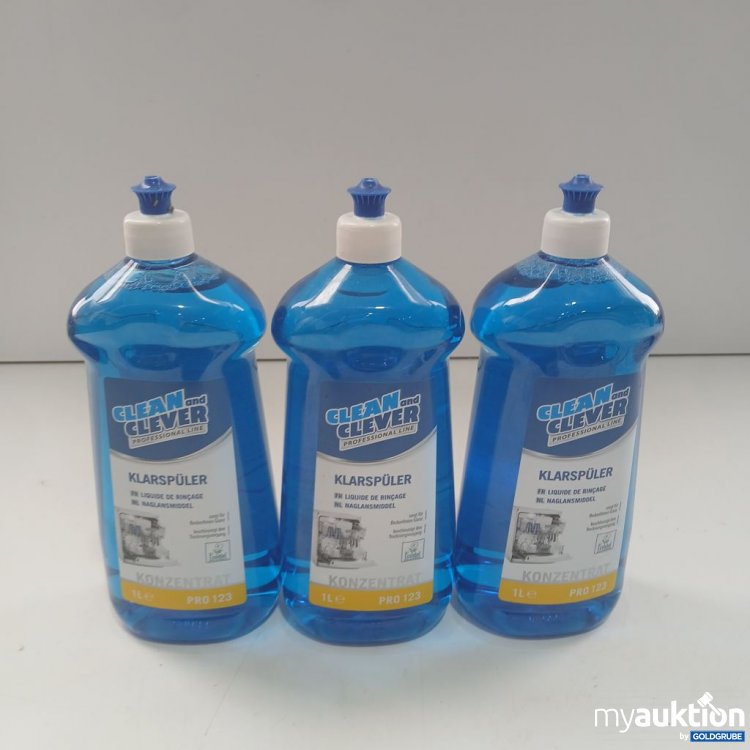 Artikel Nr. 978841: CLEAN and CLEVER Klarspüler Konzentrate 3x1l