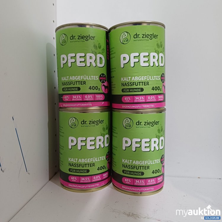 Artikel Nr. 988841: Dr.Ziegler Hundefutter Pferd 4x400g