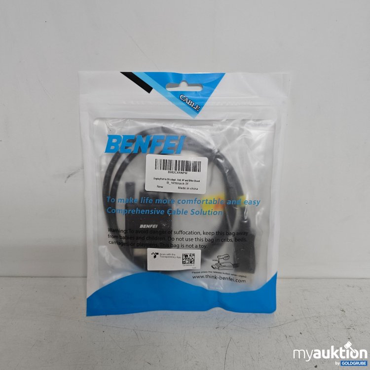 Artikel Nr. 398842 Artikel Nr. 398842: Benfei DisplayPort auf DVI Adapter