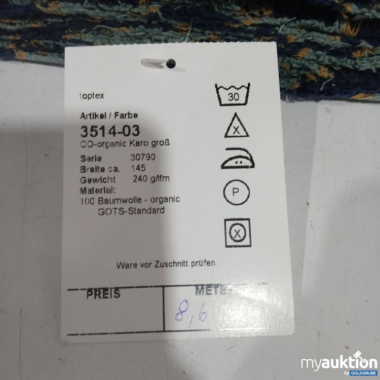 Artikel Nr. 441842: toptex Karostoff 3514-03 Breite 145 8,6m