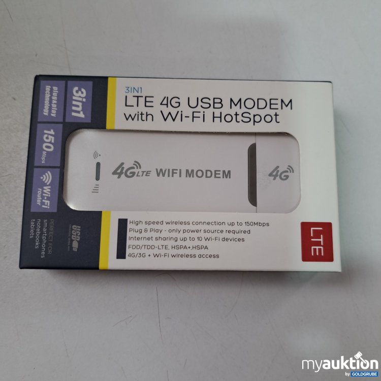Artikel Nr. 517842 Artikel Nr. 517842: LTE 4G USB Modem WI-FI HotSpot