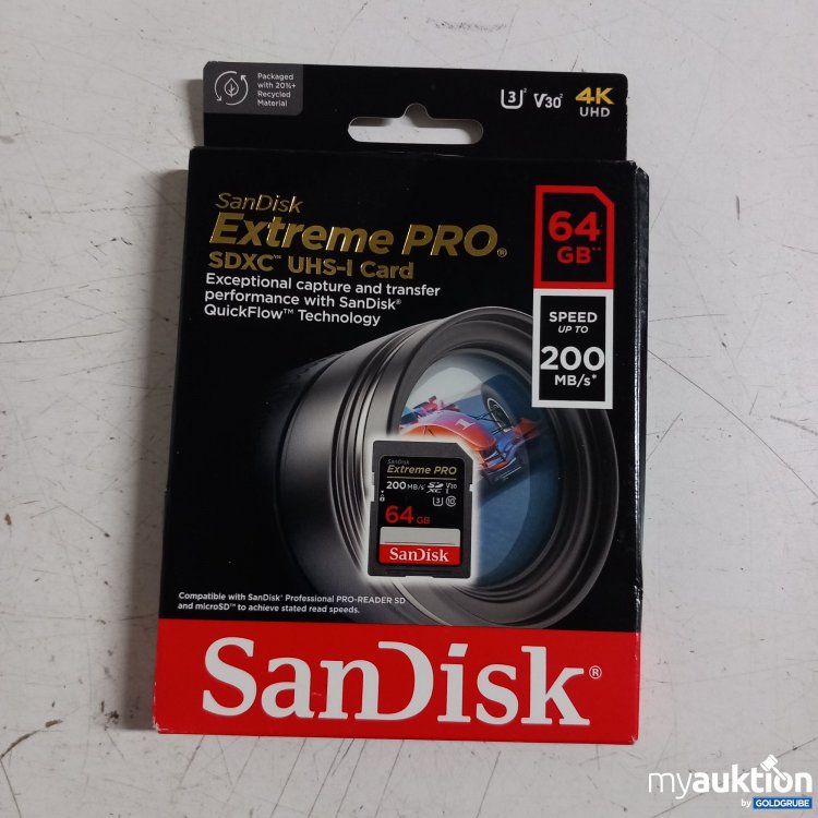 Artikel Nr. 725842: SanDisk Extreme PRO 64GB SDXC