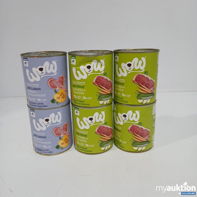 Artikel Nr. 801842 Artikel Nr. 801842: Diverse Wow Hundefutter Dosen 6x800g
