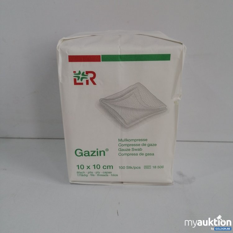 Artikel Nr. 832842: LR Gazin 10x10 cm Mullkompresse 18506, 100 Stk. 