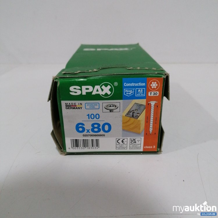 Artikel Nr. 881842: Spax Schrauben 100Stk 6x80