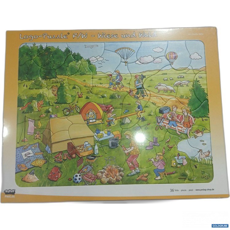 Artikel Nr. 899842: Prolog Logo Puzzle Wiese und Wald 36Teile 