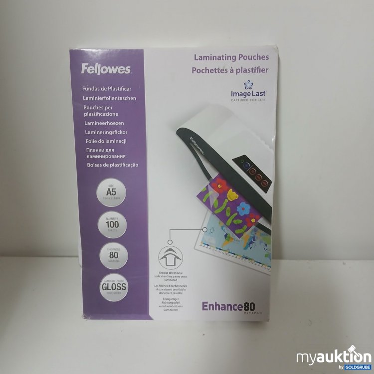 Artikel Nr. 917842: Fellowes Laminierfolientaschen A5 100 Blatt