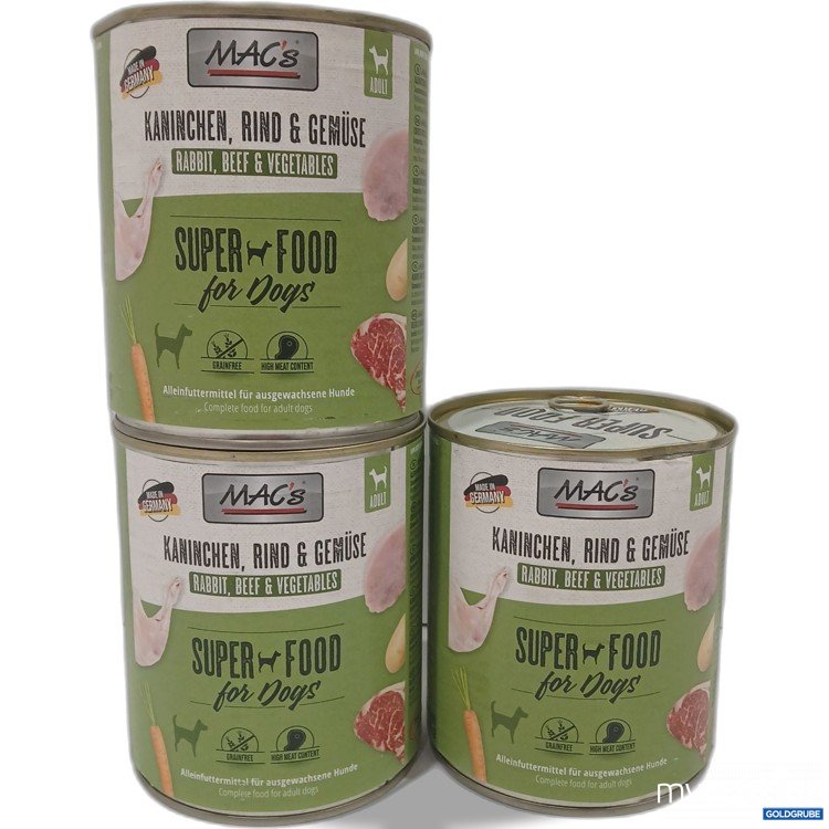 Artikel Nr. 961842: MAC's Super Food for Dogs Kaninchen, Rind & Gemüse je 800g