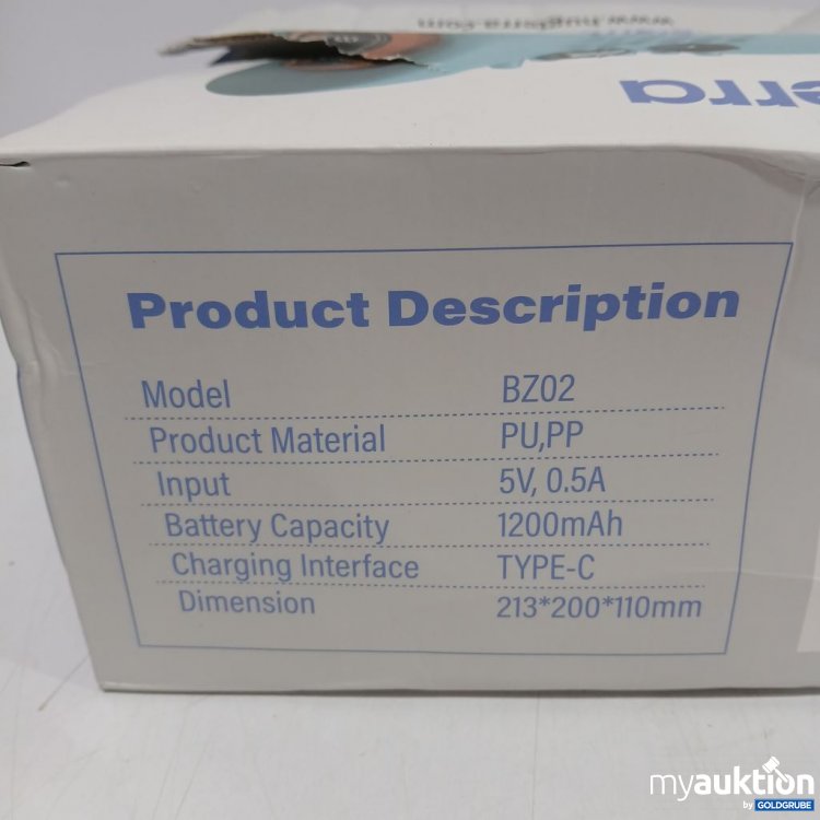 Artikel Nr. 963842: Hugterra Massager BZO2 5V