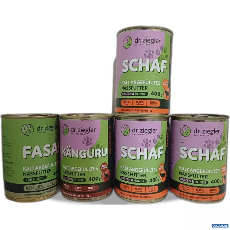 Artikel Nr. 988842: Dr.Ziegler Tiernahrung diverse Sorten, 5x400g