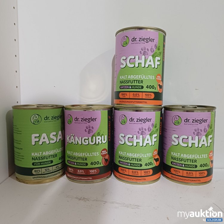 Artikel Nr. 988842: Dr.Ziegler Tiernahrung diverse Sorten, 5x400g