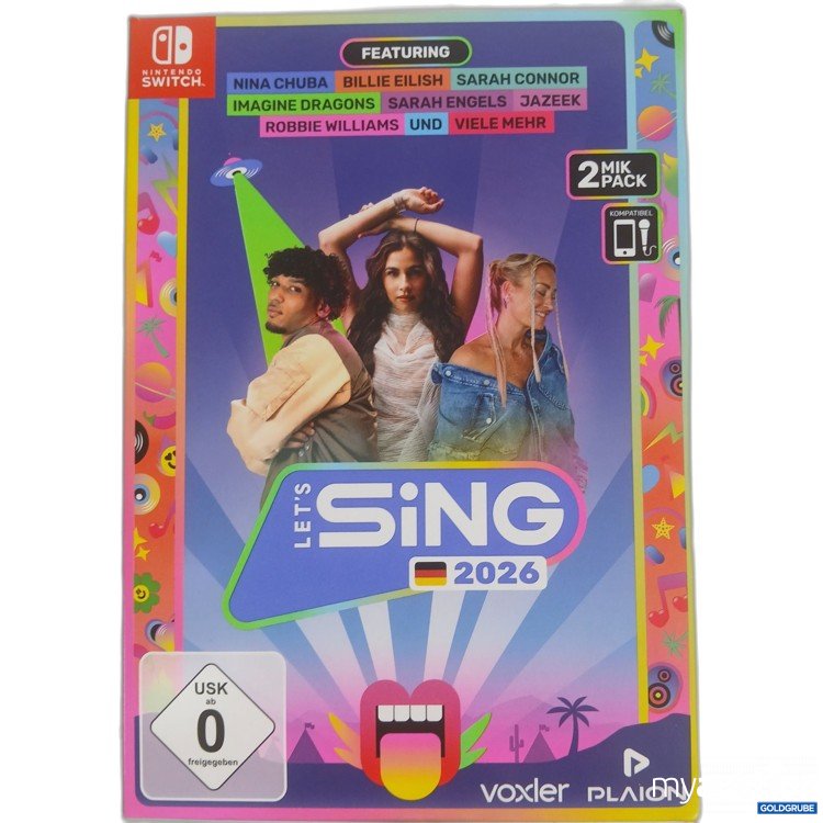 Artikel Nr. 991842: Nintendo Switch Let's Sing Mikrofon mit Spiel 