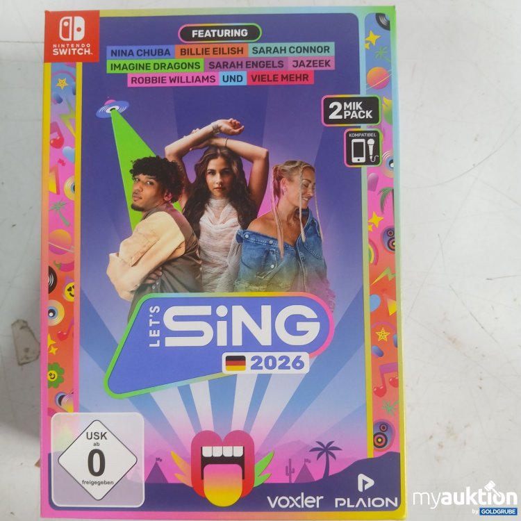 Artikel Nr. 991842: Nintendo Switch Let's Sing Mikrofon mit Spiel 