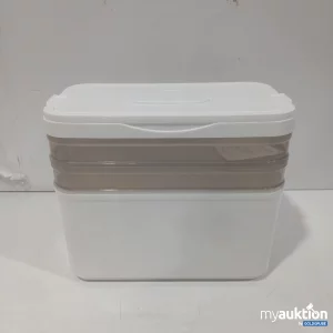 Auktion Aufbewahrungsbox Kunststoff weiß mit Deckel