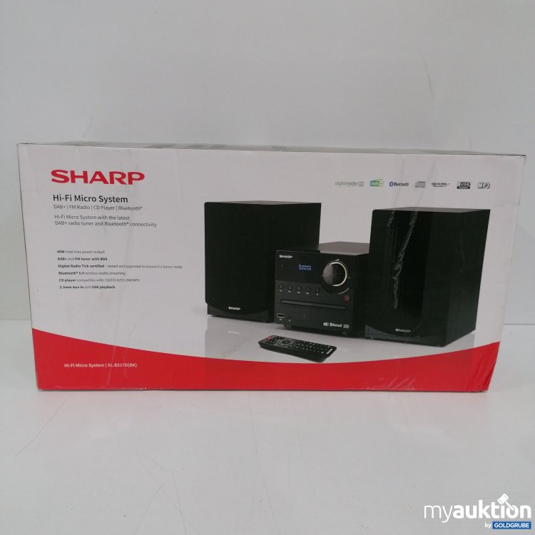 Artikel Nr. 399843 Artikel Nr. 399843: Sharp Hifi Micro System Bluetooth