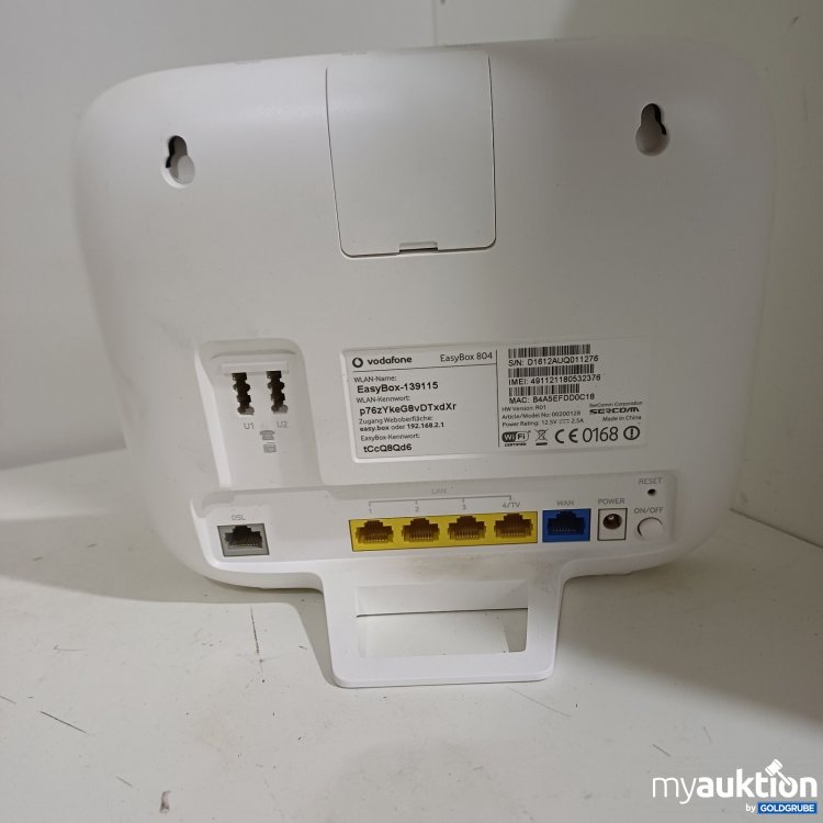 Artikel Nr. 447843: Vodafone EasyBox 804 Router