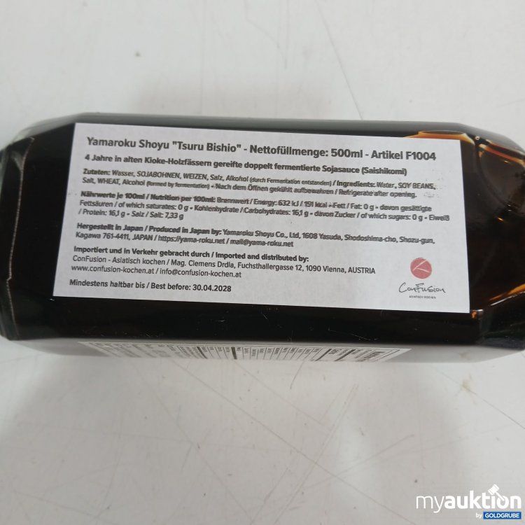 Artikel Nr. 466843 Artikel Nr. 466843: Yamaroku Shoyu Tsuru Bishio Sojasauce 500 ml
