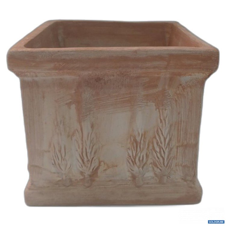 Artikel Nr. 467843 Artikel Nr. 467843: Blumentopf quadratisch aus Terrakotta Tn
Höhe 9cm breite 10cm