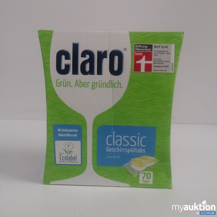 Artikel Nr. 851843: Claro Classic Geschierrspültabs 70 Stk. 