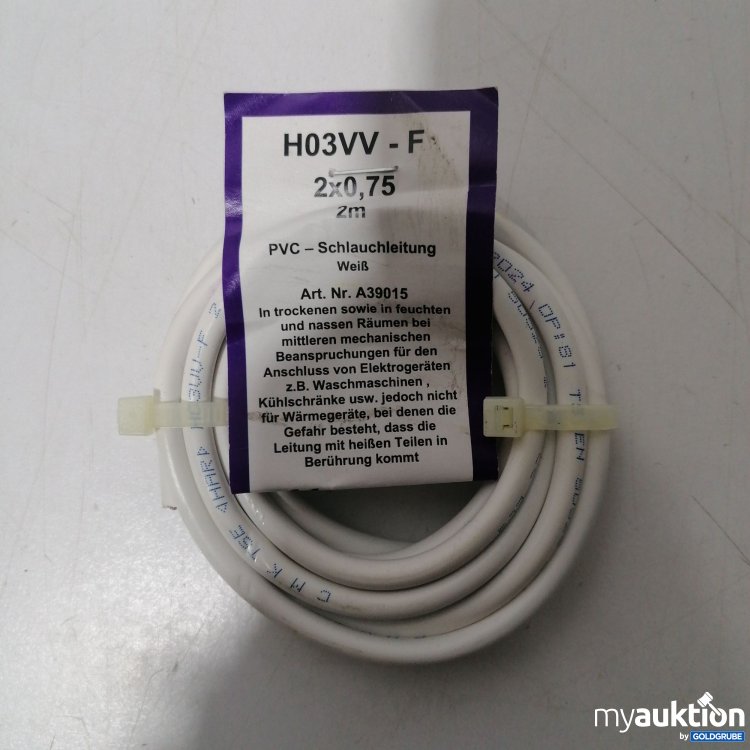 Artikel Nr. 876843 Artikel Nr. 876843: Schlauchleitung 2xp.75m Art:A39015