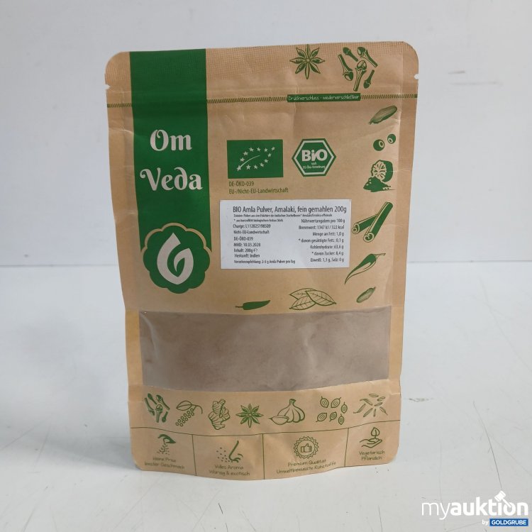 Artikel Nr. 987843: BIO Amla Pulver Amalaki fein gemahlen 200g