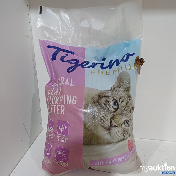Artikel Nr. 988843: Tigerino Premium Katzenstreu mit Banypuderduft, 12kg