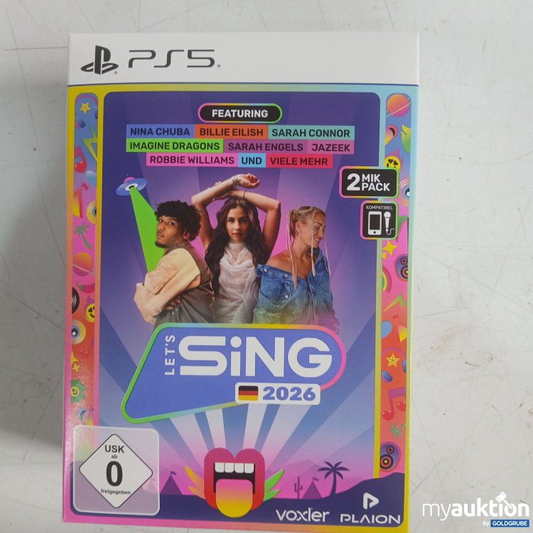 Artikel Nr. 991843: PS5 Let's Sing 2026 Mikrofon plus Spiel 