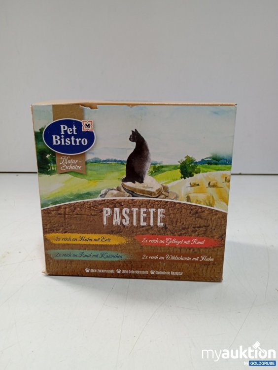 Artikel Nr. 465844: Pet Bistro Pastete Katzenfutter  Pack 
8x85g
