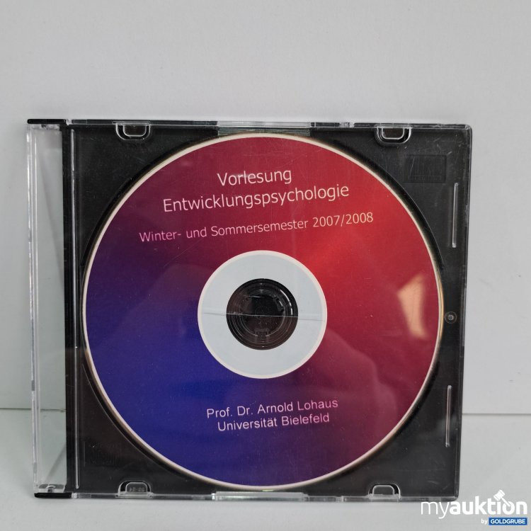 Artikel Nr. 816844 Artikel Nr. 816844: Vorlesung Entwicklungspsychologie CD