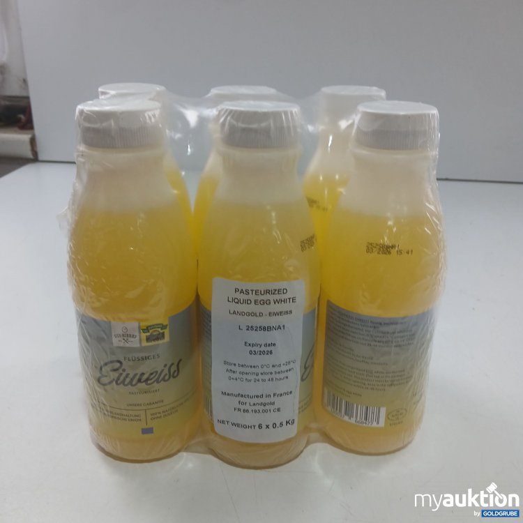Artikel Nr. 921844 Artikel Nr. 921844: Pasteurized Liquid egg White 6x0,5kg