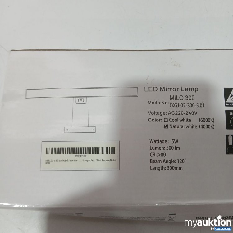 Artikel Nr. 930844 Artikel Nr. 930844: LED Mirror Lamp MILO 300 5W