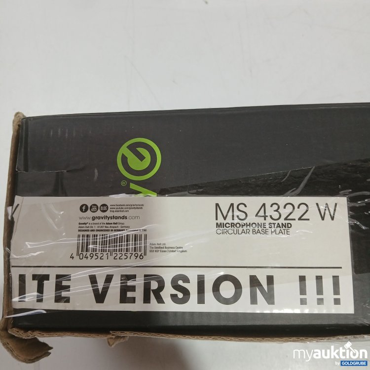 Artikel Nr. 985844 Artikel Nr. 985844: GrafityStands MS 4322 W Microphone Stand weiß