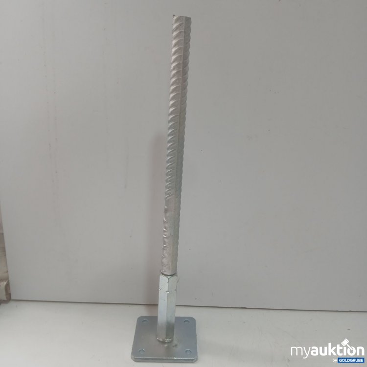 Artikel Nr. 467845 Artikel Nr. 467845: Bodenanker mit Gewindestange und Grundplatte Stange Höhe 20cm